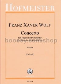 Concerto für Fagott und Orchester (Score)