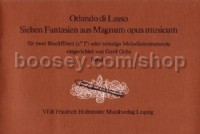 Sieben Fantasien aus Magnum opus musicum Vol. 1