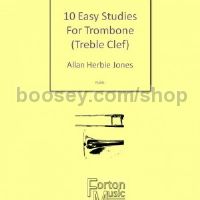 10 Easy Studies for Trombone (treble clef)