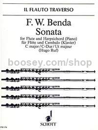 Sonata in C major - flute & piano (harpsichord)
