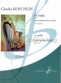 15 Etudes Op. 188 For Alto Sax