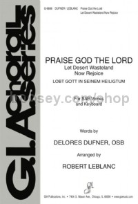 Praise God The Lord (SAB Choral Score)