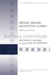 Awake Awake Salvation Comes (SAB Choral Score)