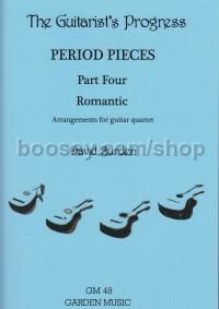 Period Pieces, Part 4: Romantic - guitar quartet