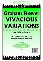 Vivacious Variations for orchestra (score & parts)