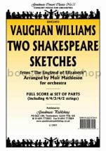 Two Shakespeare Sketches - violin 1 part