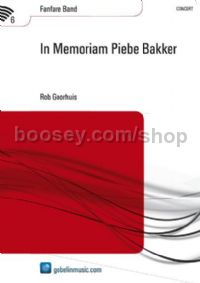 In Memoriam Piebe Bakker - Fanfare (Score)
