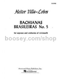 Bachianas Brasileiras No5 Vo/vcl Score