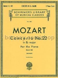 Piano Concerto no22 In E Flat K.482, 2 Pianos (Schirmer's Library of Musical Classics)