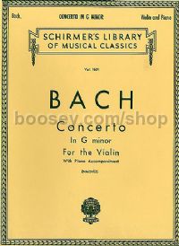 Concerto Gmin Vn & Piano Lb1601