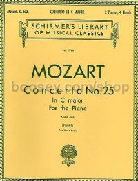 Piano Concerto No25 In C K503 Two Piano Score (Schirmer's Library of Musical Classics)
