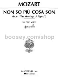 Non So Piu Cosa Son (Le Nozze Di Figaro) - High Voice