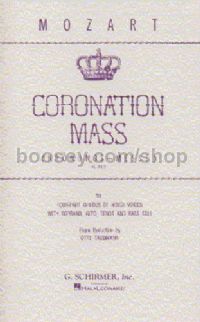 Coronation Mass K.317 (Schirmer Edition) - Vocal Score