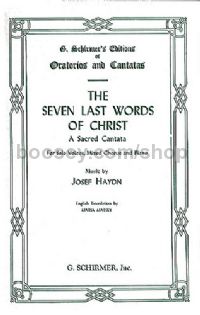 Seven Last Words Of Christ SATB