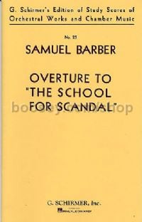 Overture to School For Scandal Mini Score