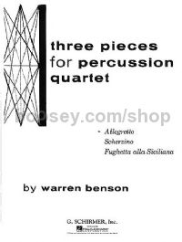 Allegretto for Percussion Quartet (Three Pieces)
