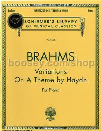 Variations On A Theme Of Haydn For Piano Op. 56 (Schirmer's Library of Musical Classics)
