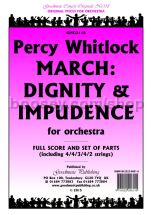 March: Dignity & Impudence for orchestra (score & parts)