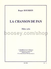 Chanson De Pan Flute Solo Book