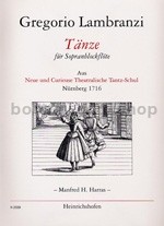 Tänze für Sopranblockflöte (Performance Score)