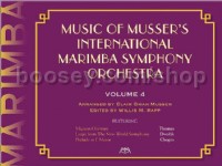 Music of Musser's International Marimba Symphony Orchestra, Vol. 4