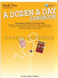 A Dozen A Day Songbook: Book 2 - Early Intermediate (Book & Audio Downloads)