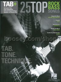 25 Top Rock Bass Songs - Tab. Tone. Technique. (Tab+)