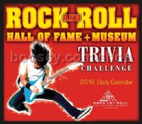 2016 Rock & Roll Hall of Fame & Museum Trivia Challenge Boxed Daily Calendar