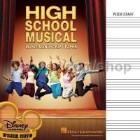High School Musical Manuscript Paper 6st/32p Wide