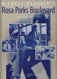 Rosa Parks Boulevard for 3 trombones & symphonic band (full score)