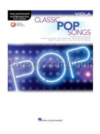 Classic Pop Songs Instrumental Play-Along - Viola (Book & Online Audio)