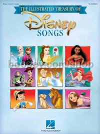 The Illustrated Treasury of Disney Songs - 7th Ed. (PVG)