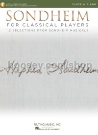Sondheim For Classical Players Flute (Book & Online Audio)