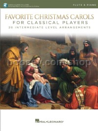Favorite Christmas Carols for Classical Players - Flute & Piano (Book & Online Audio)