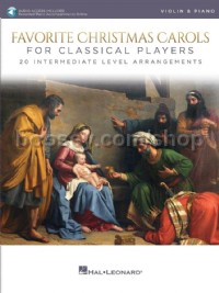 Favorite Christmas Carols for Classical Players - Violin & Piano (Book & Online Audio)