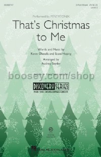 That's Christmas to Me (VoiceTrax CD (3-Part Mixed)