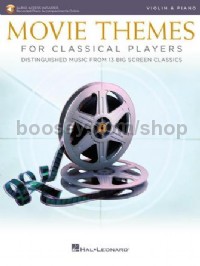 Movie Themes For Classical Players - Violin (Book & Online Audio)