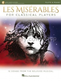 Les Misérables for Classical Players - Flute & Piano (Book & Online Audio)