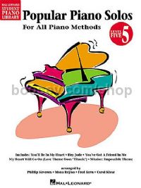 Hal Leonard Student Piano Library: Popular Piano Solos For All Methods 5