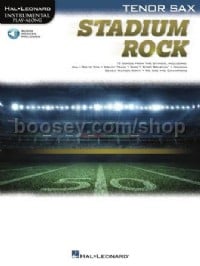Stadium Rock for Tenor Sax (Book & Online Audio)