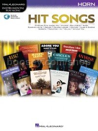 Hit Songs Instrumental Play Along - Horn (Book & Online Audio)