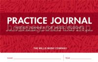 Practice Journal Weekly Planner For Music Students