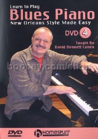 Learn To Play Blues Piano 4 DVD