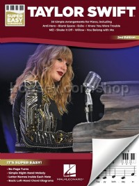 Taylor Swift - Super Easy Songbook - 2nd Edition (Vocal & Piano)