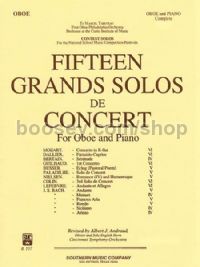 15 Grands Solos de Concert for oboe & piano