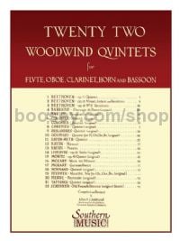 22 Woodwind Quintets for woodwind quintet (score & parts)