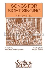 Songs for Sight Singing, Vol. 1: High School for SSA choir