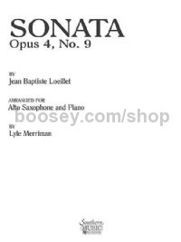 Sonata Op. 4 No. 9 for alto saxophone & piano