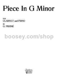 Piece in G minor for clarinet & piano