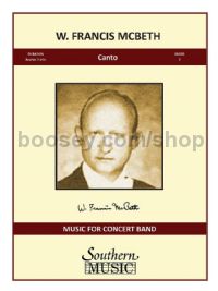 Canto for concert band (score & parts)